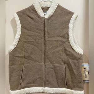 NWT Vintage Pendleton Wool Vest- Size XL